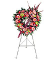  Sinop çiçekçi mağazası  kalpli karisik çiçek perförje