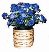 yapay mavi çiçek sepeti  Sinop çiçek servisi , çiçekçi adresleri 