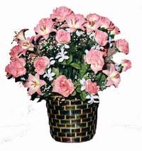 yapay karisik çiçek sepeti  Sinop online çiçekçi , çiçek siparişi 